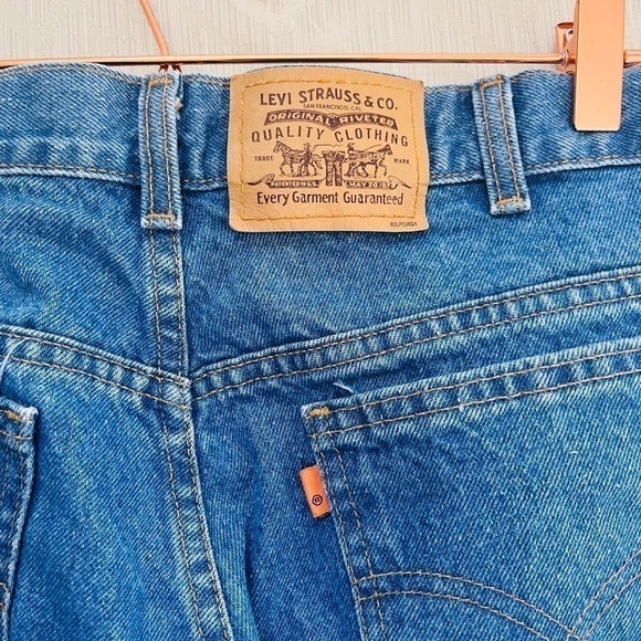 Vintage Levi’s 634 Men’s Jeans Orange Tab Size 36X32 - Picture 3 of 8